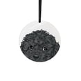 thumbnail image 1 of WIRESTER 2.75 inch Double-Sided Metal Aluminum Christmas Ornament, Festive Tree Decor for Mom, Dad & Loved One - Animal Black Toy Poodle Dog, 1 of 6