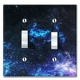thumbnail image 1 of WIRESTER 2-Gang Toggle Wall Plate/Switch Plate Cover, Galaxy Star Space, 1 of 5
