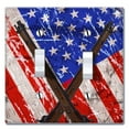 thumbnail image 1 of WIRESTER 2- Toggle Wall Plate/Switch Plate Cover, Vintage American Flag Old, 1 of 6