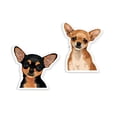 thumbnail image 1 of WIRESTER 2pcs Acrylic Fridge Magnet for Home Office Classroom Acrylic Magnets to Stick on Computer, Fridge, Dryer, Lockers - Black Tan Chihuahua Dog & Fawn Chihuahua Dog, 1 of 7