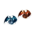 thumbnail image 1 of WIRESTER 2pcs Acrylic Fridge Magnet for Home Office Classroom Acrylic Magnets to Stick on Computer, Fridge, Dryer, Lockers - Blue Dragon & Fire Breathing Dragon, 1 of 7