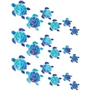 WIRESTER 3 Set Vinyl Decal Sticker For Notebook, Ipad - Sea Turtles, 18 Pieces