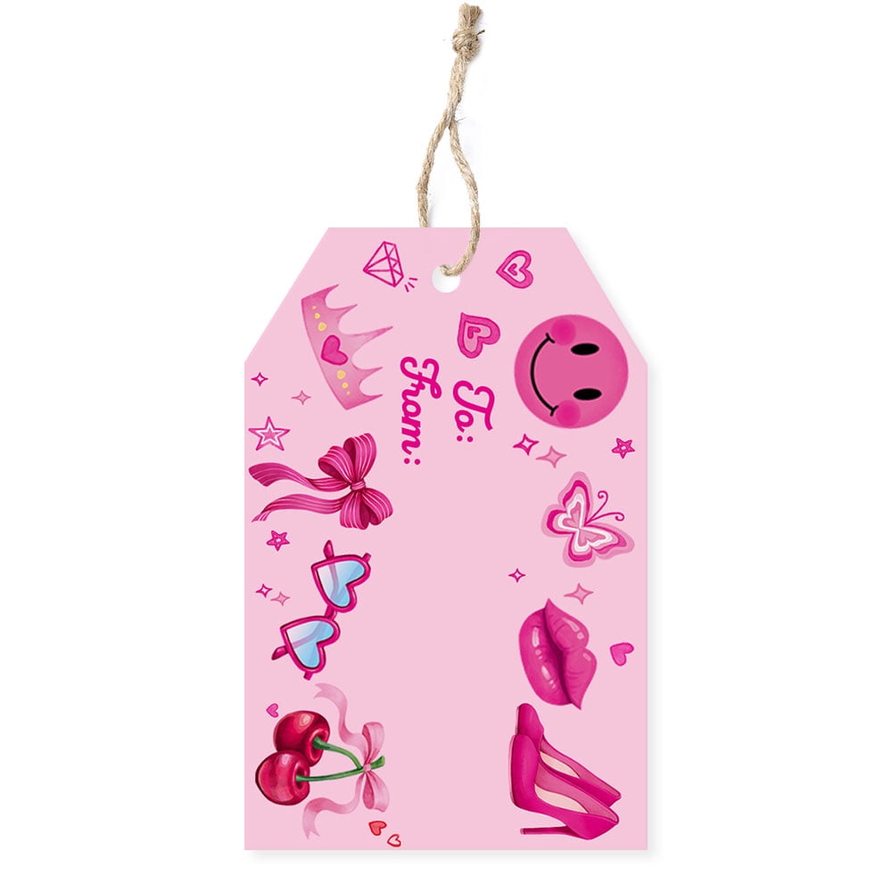 WIRESTER 50pcs Thank You Gift Tags with String – Girl's Elixir Labels ...