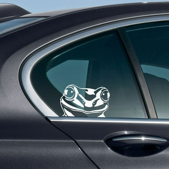 WIRESTER 6" x 3.85" Vinyl Decor Decal Car Sticker Window Auto Vehicle Decoration - Pond Frog