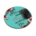thumbnail image 1 of WIRESTER 7.88 in Round Mouse Pad with Non-Slip Rubber Base for Computers, Laptop, Office & Home - Christian Bible Verses Philippians 4:13, 1 of 5