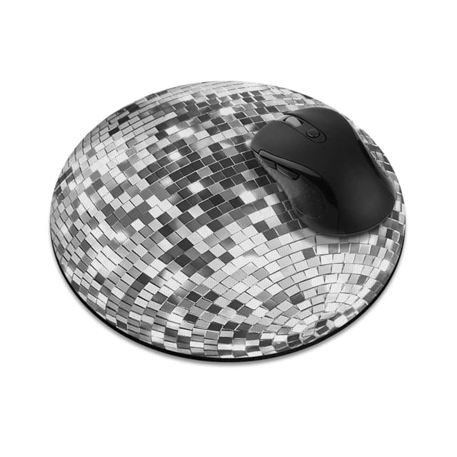 WIRESTER 7.88 in Round Mouse Pad with Non-Slip Rubber Base for ...