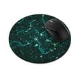 thumbnail image 1 of WIRESTER 7.88 in Round Mouse Pad with Non-Slip Rubber Base for Computers, Laptop, Office & Home - Green Circuit Board, 1 of 5