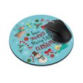 thumbnail image 1 of WIRESTER 7.88 in Round Mouse Pad with Non-Slip Rubber Base for Computers, Laptop, Office & Home - Have Yourself A Merry Little Christmas Blue, 1 of 5