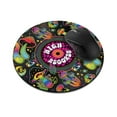 thumbnail image 1 of WIRESTER 7.88 in Round Mouse Pad with Non-Slip Rubber Base for Computers, Laptop, Office & Home - Rainbow Mushrooms High Records, 1 of 5