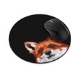 thumbnail image 1 of WIRESTER 7.88 in Round Mouse Pad with Non-Slip Rubber Base for Computers, Laptop, Office & Home - Red Fox, 1 of 5