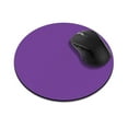 thumbnail image 1 of WIRESTER 7.88 in Round Mouse Pad with Non-Slip Rubber Base for Computers, Laptop, Office & Home - Solid Orchid Purple, 1 of 5