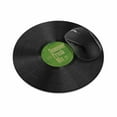 thumbnail image 1 of WIRESTER 7.88 in Round Mouse Pad with Non-Slip Rubber Base for Computers, Laptop, Office & Home - Vintage Vinyl Record Green, 1 of 5
