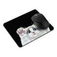 thumbnail image 1 of WIRESTER 8.66x7.08 in Rectangle Mouse Pad with Non-Slip Rubber Base for Computers, Laptop, Office & Home - Animal White Silver Point Ragdoll Cat Paws Up, 1 of 5