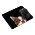 thumbnail image 1 of WIRESTER 8.66x7.08 in Rectangle Mouse Pad with Non-Slip Rubber Base for Computers, Laptop, Office & Home - Animal Boston Terrier Red and White Dog, 1 of 5