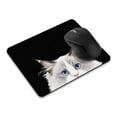 thumbnail image 1 of WIRESTER 8.66x7.08 in Rectangle Mouse Pad with Non-Slip Rubber Base for Computers, Laptop, Office & Home - Animal Lilac Ragdoll Cat, 1 of 5
