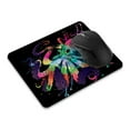 thumbnail image 1 of WIRESTER 8.66x7.08 in Rectangle Mouse Pad with Non-Slip Rubber Base for Computers, Laptop, Office & Home - Colorful Octopus Black, 1 of 5