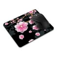 thumbnail image 1 of WIRESTER 8.66x7.08 in Rectangle Mouse Pad with Non-Slip Rubber Base for Computers, Laptop, Office & Home - Falling Pink Flower, 1 of 5