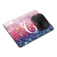 thumbnail image 1 of WIRESTER 8.66x7.08 in Rectangle Mouse Pad with Non-Slip Rubber Base for Computers, Laptop, Office & Home - Gliter Pink Blue C, 1 of 5
