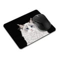 thumbnail image 1 of WIRESTER 8.66x7.08 in Rectangle Mouse Pad with Non-Slip Rubber Base for Computers, Laptop, Office & Home - Lilac Ragdoll Cat, 1 of 5