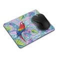 thumbnail image 1 of WIRESTER 8.66x7.08 in Rectangle Mouse Pad with Non-Slip Rubber Base for Computers, Laptop, Office & Home - Purple Hawaiian Bird Flowers, 1 of 5