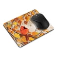 thumbnail image 1 of WIRESTER 8.66x7.08 in Rectangle Mouse Pad with Non-Slip Rubber Base for Computers, Laptop, Office & Home - Red Cardinal Bird In Autumn, 1 of 5