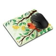 thumbnail image 1 of WIRESTER 8.66x7.08 in Rectangle Mouse Pad with Non-Slip Rubber Base for Computers, Laptop, Office & Home - Red Cardinal Birds In Summer, 1 of 5