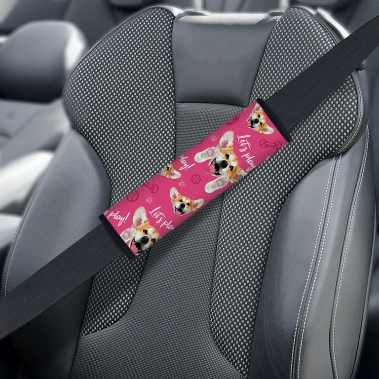 Corgi Car Seat Belt Cover Corgi Car Seat Belt Cover