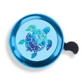 thumbnail image 1 of WIRESTER Bicycle Bell Aluminum Alloy Mini Bike Bell With Ring Horn Accessories for Adults Men Women Kids Girls and Boys - Blue Sea Turtle, 1 of 7