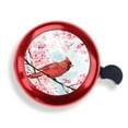 thumbnail image 1 of WIRESTER Bicycle Bell Aluminum Alloy Mini Bike Bell With Ring Horn Accessories for Adults Men Women Kids Girls and Boys - Red Cardinal Bird In Spring, 1 of 7