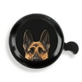 thumbnail image 1 of WIRESTER Bicycle Bell Aluminum Alloy Mini Bike Bell With Ring Horn Accessories for Adults Men Women Kids Girls and Boys - Animal Black Tan German Shepherd Dog, 1 of 7