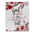 thumbnail image 1 of WIRESTER Canvas Prints Poster, 8 x 10 inch Wall Decor Canvas Artwork, Psalm 46:5 Red Flower, 1 of 7