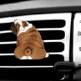 thumbnail image 1 of WIRESTER Car Air Freshener Fragrance Vent Clip Decoration, Animal English Bulldog Look Back, 1 of 8