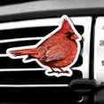 thumbnail image 1 of WIRESTER Car Air Freshener Fragrance Vent Clip Interior Decoration for Cars with Lemon Scented Pad - Animal Red Cardinal Bird (S1), 1 of 7