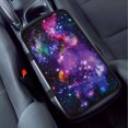 thumbnail image 1 of WIRESTER Car Armrest Pad Cover, Neoprene, 125” x 7”, Nebula Galaxy Purple, 1 of 6