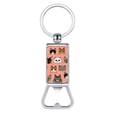 thumbnail image 1 of WIRESTER Household Kitchen Tools Keychains Metal Bottle Opener With Key Ring - Cat Face Pattern (S1), 1 of 6