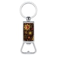 thumbnail image 1 of WIRESTER Household Kitchen Tools Keychains Metal Bottle Opener With Key Ring - Celestial Sun Moon And Stars, 1 of 1