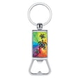 thumbnail image 1 of WIRESTER Household Kitchen Tools Keychains Metal Bottle Opener With Key Ring - Colorful Turtle, 1 of 6