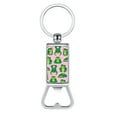 thumbnail image 1 of WIRESTER Household Kitchen Tools Keychains Metal Bottle Opener With Key Ring - Green Frog Pattern, 1 of 6
