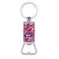 thumbnail image 1 of WIRESTER Household Kitchen Tools Keychains Metal Bottle Opener With Key Ring - Pink Mermaid Scales, 1 of 1