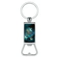 thumbnail image 1 of WIRESTER Household Kitchen Tools Keychains Metal Bottle Opener With Key Ring - Sky Blue Galaxy Nebula, 1 of 1