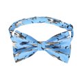 thumbnail image 1 of WIRESTER Men's Pre-Tied Classic Formal Tuxedo Bowtie Adjustable Length Fabric Bow Tie for Wedding Party - Blue Sharks, 1 of 7