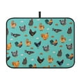 thumbnail image 1 of WIRESTER Microfiber Dish Drying Mat, Absorbent Drying Mat for Kitchen Counter, Dishes Drainer Pad Coaster - Chicken Pattern, 1 of 6