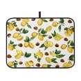 thumbnail image 1 of WIRESTER Microfiber Dish Drying Mat, Absorbent Drying Mat for Kitchen Counter, Dishes Drainer Pad Coaster - Lemon Leaf Walnuts, 1 of 6