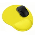 thumbnail image 1 of WIRESTER Mouse Pad Wrist Rest Support Cushion, Solid Yellow, 1 of 6