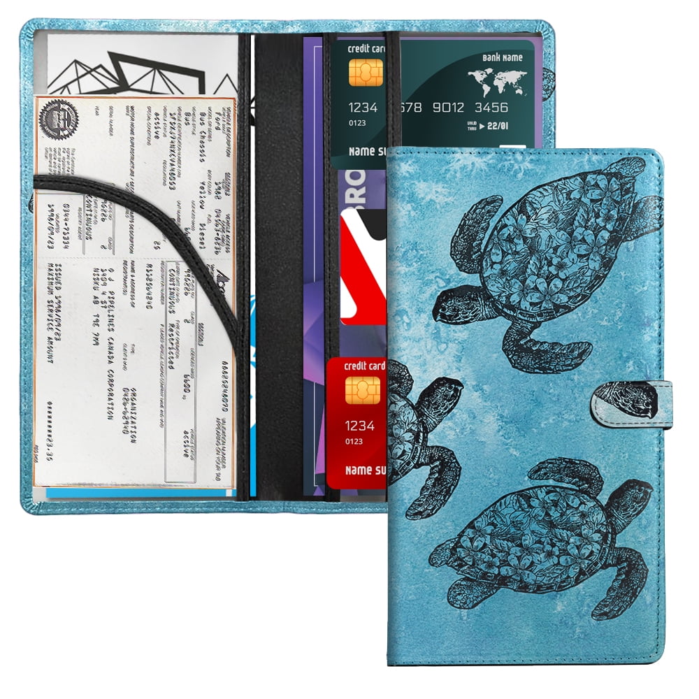 WIRESTER PU Leather Car Registration and Insurance Holder WIRESTER PU Leather Car Registration and Insurance Holder