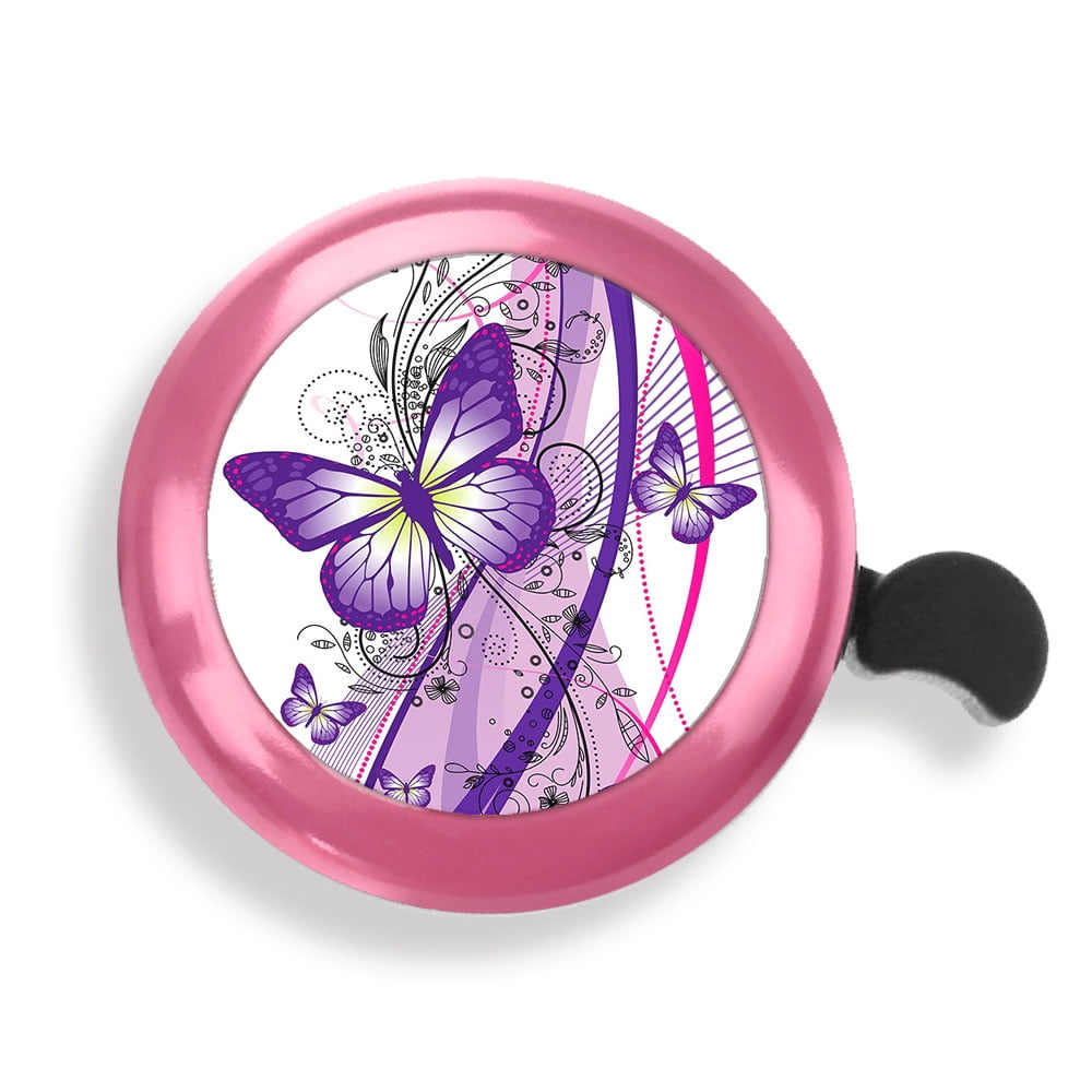 WIRESTER Pink Bicycle Bell Aluminum Alloy Mini Bike Bell With Ring