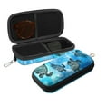 thumbnail image 1 of WIRESTER Double Eyeglasses Case, Hard Shell Dual Glasses Holder with Zipper & Keychain Clip - Ocean Sea Turtles, 1 of 6