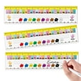 thumbnail image 1 of WIRESTER Set 25pcs Name Plates for Classroom School Student, Name Plate for Desk With Alphabet, Number Line, Ruler & More Classroom Essentials - Alphabet Vehicle Types, 1 of 8