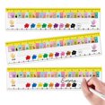 thumbnail image 1 of WIRESTER Set 25pcs Name Plates for Classroom School Student, Name Plate for Desk With Alphabet, Number Line, Ruler & More Classroom Essentials - Colorful Alphabet Animal Names, 1 of 8