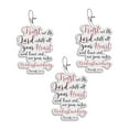 thumbnail image 1 of WIRESTER Set 3pcs Air Freshener Hanging for Car, Office, Home & Ornaments - Christian Quotes Proverbs 3:5-6, 1 of 4
